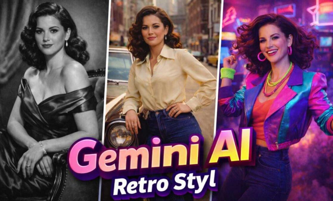 Prompt for Gemini AI Retro Style โ Apni Photo Se Banao 6 Stunning Retro Looks